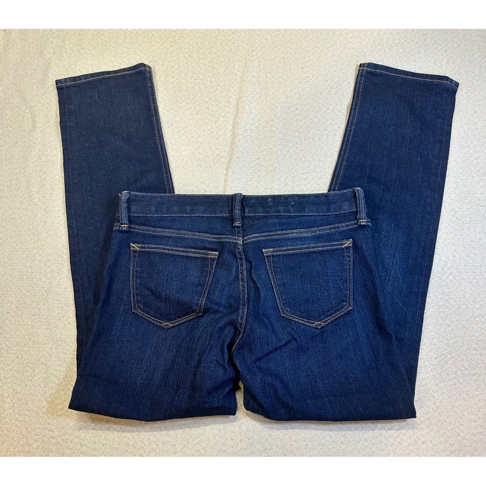 Gap 1969 Real Straight Jeans Womens 29r Dark Wash Denim Stretch S/364618-00 - Picture 3 of 8